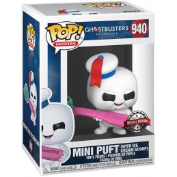 Funko Pop N°940 Ghostbuster Afterlife Mini Puft (with Ice Cream Scoop) Exclusive Vinyl Figure