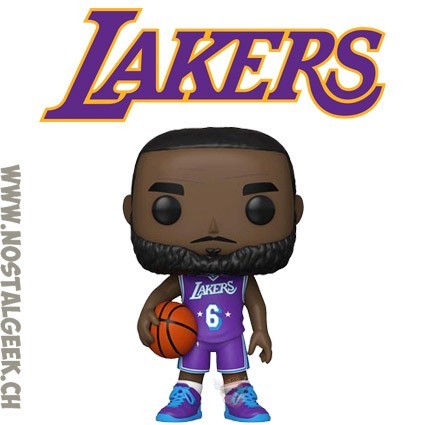 Funko Pop N°127 Basketball NBA LeBron James Purple No. 6