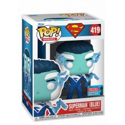 Funko Pop N°419 NYCC 2021 DC Superman Blue Edition Limitée