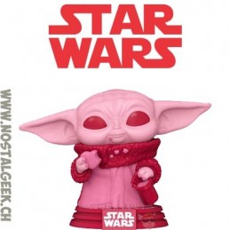 Pop N°493 The Mandalorian Grogu (Saint Valentin) Vinyl Figure