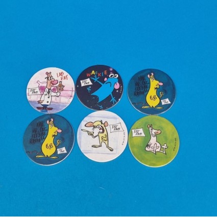 Rat Pack Lot de 6 Pogs d'occasion (Loose)