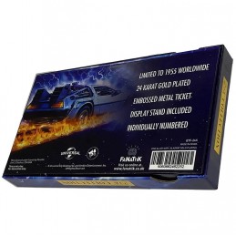 Jurassic World Mosasaurus Ticket 24K Gold Plated Limited Edition