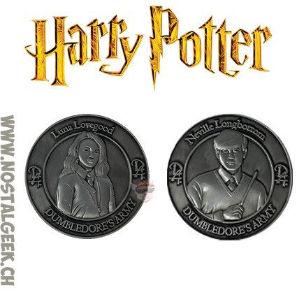 Coin Harry Potter Dumbledore s Army Set of 2 coins Neville Luna g