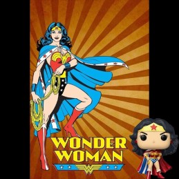 Funko Funko Pop DC Wonder Woman Classic with Cape (Diamond) Edition Limitée