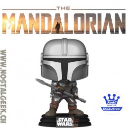 Pop N°479 Star Wars The Mandalorian with Beskar Staff Exclusive Vinyl Figure