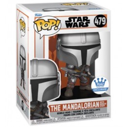 Funko Pop N°479 Star Wars The Mandalorian with Beskar Staff Exclusive Vinyl Figur