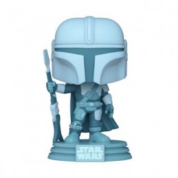 Funko Funko Pop Star Wars The Mandalorian (Hologram) Phosphorescent Edition Limitée