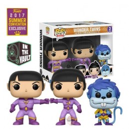 Funko Funko Pop SDCC 2017 DC Wonder Twins 3-pack Zan, Jayna & Gleek Edition Limitée Vaulted