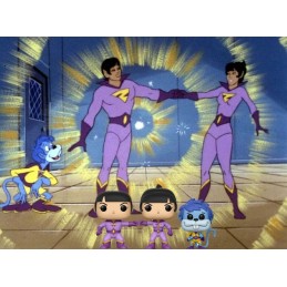 Funko Funko Pop SDCC 2017 DC Wonder Twins 3-pack Zan, Jayna & Gleek Edition Limitée Vaulted