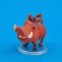 Disney Roi Lion Pumbaa Flocked Figurine d'occasion (Loose)