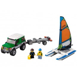 Lego LEGO City - 60149 - Jeu de construction - Le 4x4 avec Catamaran