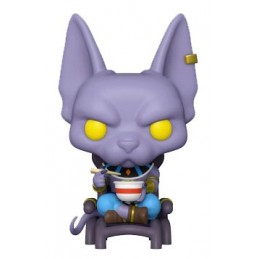 Funko Pop N°1110 Dragon Ball Super Beerus (Eating Noodle) Exclusive Vinyl Figur