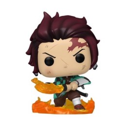 Funko Funko Pop Demon Slayer Tanjiro Kamado (Hinokami Kagura Dance) Chase Phosphorescent Edition Limitée