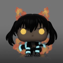 Funko Boîte abimée Pop N°983 Animation Fire Force Tamaki Vaulted Phosphorescent Edition Limitée