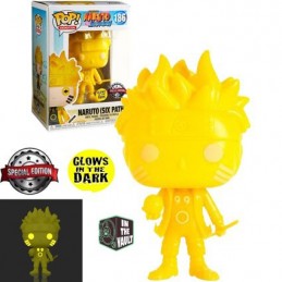 Funko Pop N°186 Naruto Six Path Yellow GITD Exclusive Vaulted Vinyl Figur