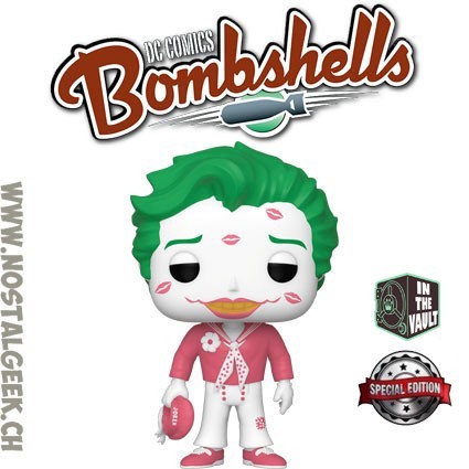 Funko Funko Pop! DC Bombshells The Joker (with Kisses) (Pink) Vaulted Edition Limitée