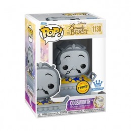 Funko Funko Pop! Disney La Belle et la Bête Cogsworth (30th Anniversary) Chase Edition Limitée