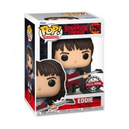 Funko Pop N°1250 Stranger Things Eddie (with Guitar) Exclusive Vinyl Figure