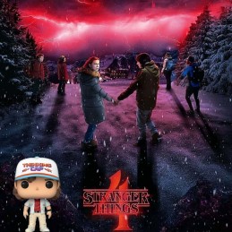 Funko Pop N°1247 Stranger Things Dustin (Dragon Shirt) Exclusive Vinyl Figur