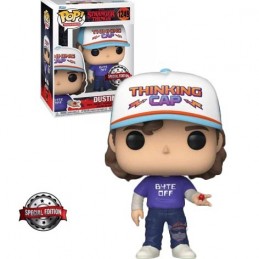 Funko Funko Pop Stranger Things Dustin (Byte Off | Holding D20 Die) Edition Limitée