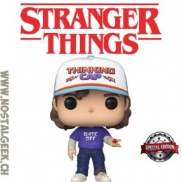 Funko Funko Pop Stranger Things Dustin (Byte Off | Holding D20 Die) Edition Limitée