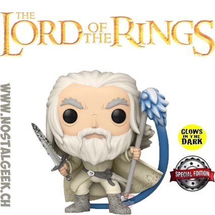 Funko Funko Pop! Le Seigneur des Anneaux Gandalf le Blanc Phosphorescent Edition Limité