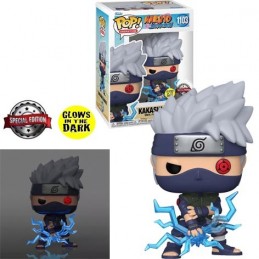 Funko Funko Pop! Anime Manga Naruto Shippuden Kakashi (Raikiri) Phosphorescent Edition Limitée