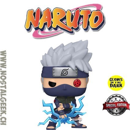 Funko Funko Pop! Anime Manga Naruto Shippuden Kakashi (Raikiri) Phosphorescent Edition Limitée