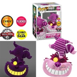 Funko Funko Pop! Disney Alice aux Pays Des Merveilles Cheshire Cat Phosphorescent Flocked Chase Edition limitée