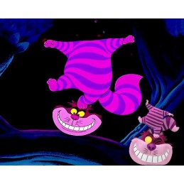 Funko Funko Pop! Disney Alice aux Pays Des Merveilles Cheshire Cat Phosphorescent Flocked Chase Edition limitée