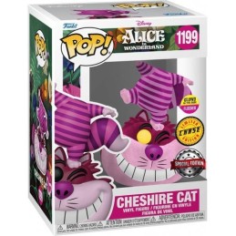 Funko Funko Pop! Disney Alice aux Pays Des Merveilles Cheshire Cat Phosphorescent Flocked Chase Edition limitée