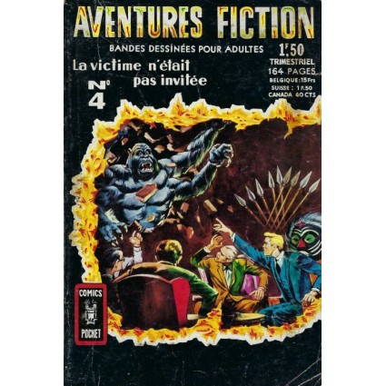 Aventures Fiction N°4 La victime n'était pas invitée Livre d'occasion