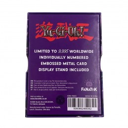 Yu-Gi-Oh Dark Magician Carte Métallique Plaquée Argent Edition Limitée