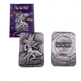 Yu-Gi-Oh Dark Magician Carte Métallique Plaquée Argent Edition Limitée