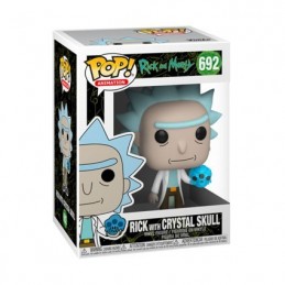 Funko Pop N°692 Rick and Morty Rick with Crystal Skull