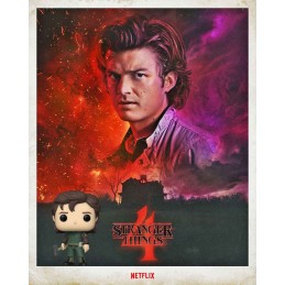 Funko Pop N°1300 Stranger Things Steve with Axe (Season 4) Vinyl Figur