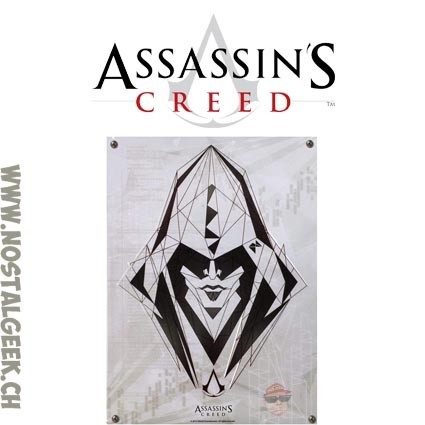 AbyStyle Assassin's Creed Wandplatte aus Metall (28x38 cm)