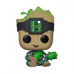 Funko Funko Pop Marvel N°1116 Fall Convention 2022 I Am Groot - Groot Edition Limitée