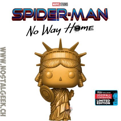 Funko Funko Pop Fall Convention 2022 Marvel Spider-Man: No Way Home Statue of Liberty Edition Limitée