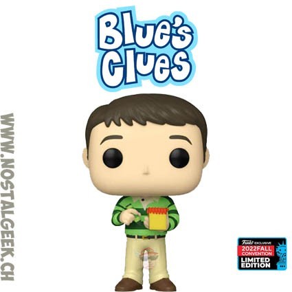 Funko Funko Pop Fall Convention 2022 Blue's Clues Steve With Handy Dandy Notebook Edition Limitée