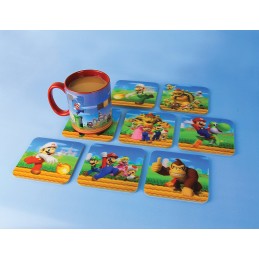 Paladone Super Mario 3D Dessous-de-verre Multicolors