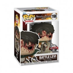 Funko Funko Pop Animation N°1169 Attack on Titan Battle Levi Vaulted Edition Limitée