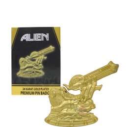 Alien XL pin's premium plaqué or 24k Édition limitée 5000 exemplaires