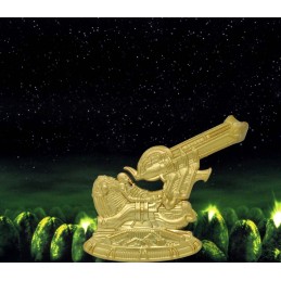 Alien XL pin's premium plaqué or 24k Édition limitée 5000 exemplaires