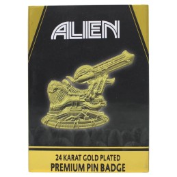 Alien XL pin's premium plaqué or 24k Édition limitée 5000 exemplaires