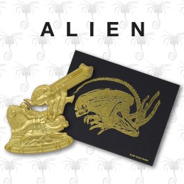 Alien XL pin's premium plaqué or 24k Édition limitée 5000 exemplaires