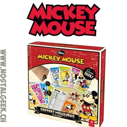 Disney Mickey Mouse coffret Multi-jeux Retro Edition