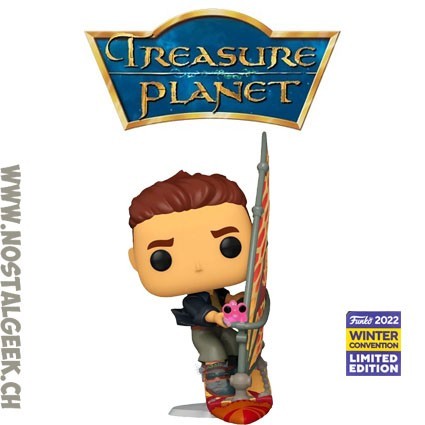 Funko Funko Pop N°291 Rides Winter Convention 2022 Planète au Trésor Jim Hawkins Edition Limitée