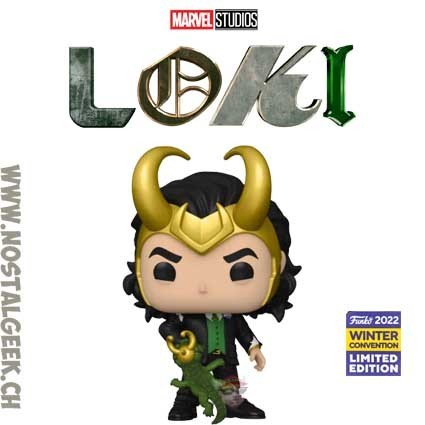 Funko Funko Pop Marvel Winter Convention 2022 President Loki with Alligator Loki Edition Limitée