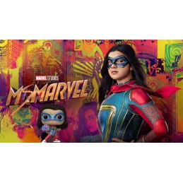 Funko Funko Pop! Marvel Ms Marvel (Embiggened Fist/with Light Arm) Edition Limitée